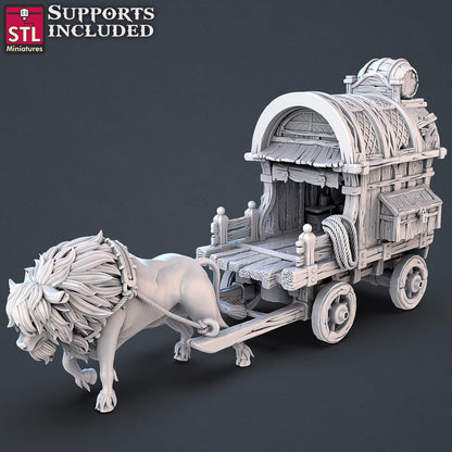 Street Gamblers NPC Set | Tabletop Scale | D&D TTRPG Miniature | STL Miniatures