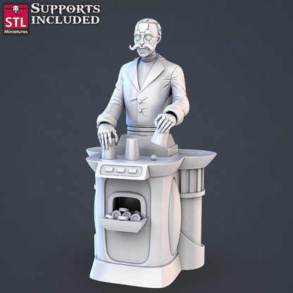 Street Gamblers NPC Set | Tabletop Scale | D&D TTRPG Miniature | STL Miniatures