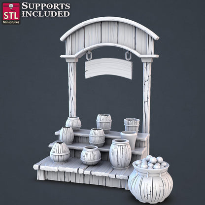 Street Gamblers NPC Set | Tabletop Scale | D&D TTRPG Miniature | STL Miniatures