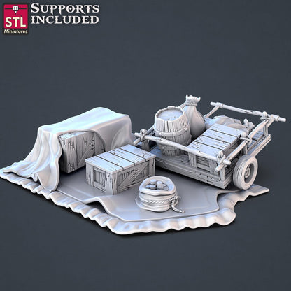 Street Gamblers NPC Set | Tabletop Scale | D&D TTRPG Miniature | STL Miniatures