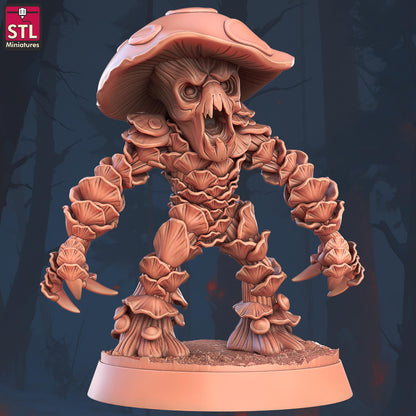 Violent Fungus Myconid Monster Set | Tabletop Scale | D&D TTRPG Miniature | STL Miniatures