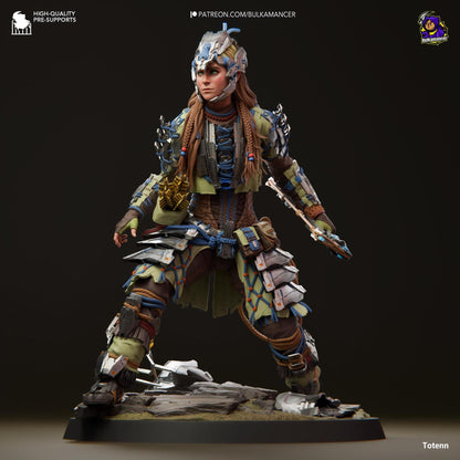 Machine Hunter | Resin Garage Kit Sculpture Anime Video Game Fan Art Statue | Bulkamancer Sculpts