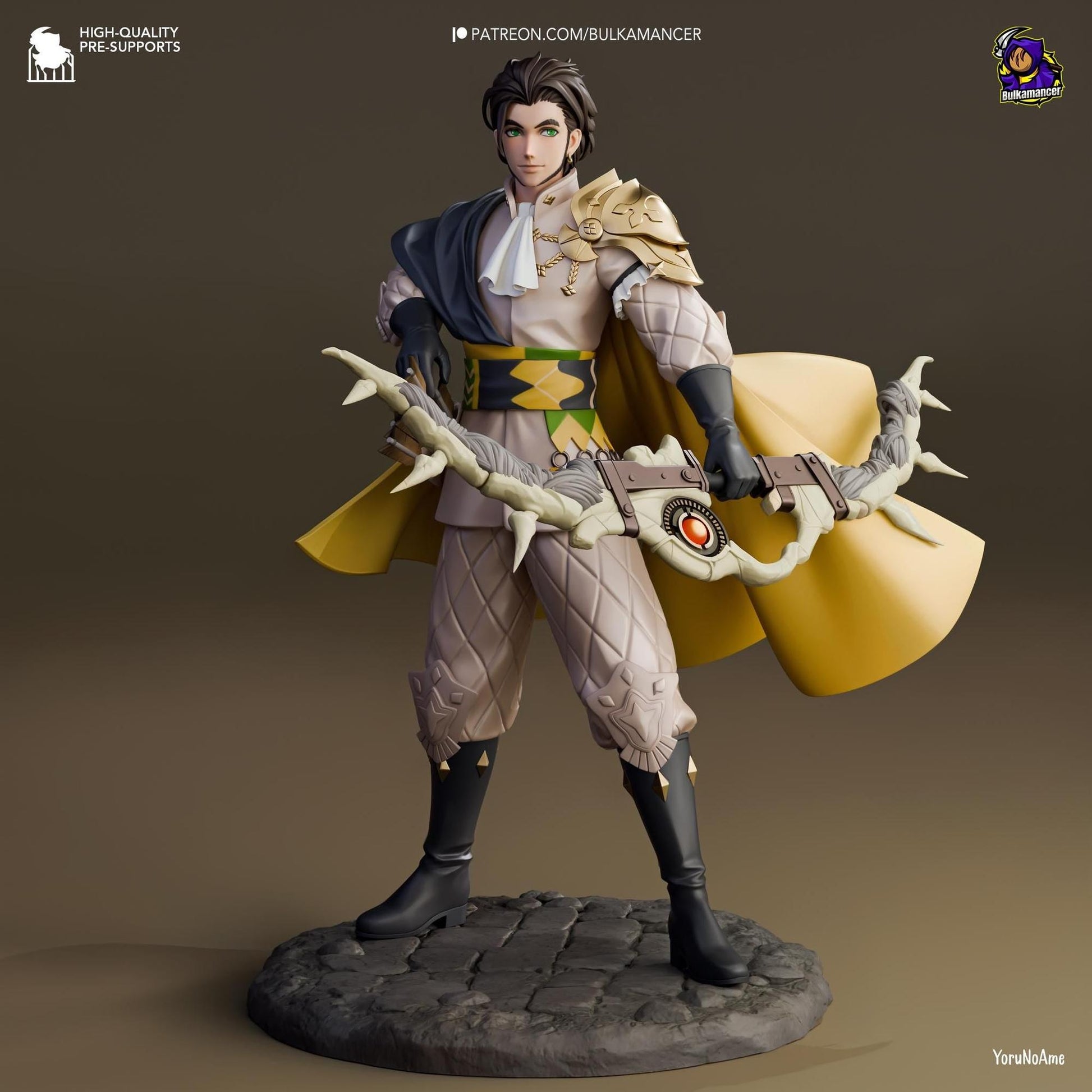 Master Tactician | Resin Garage Kit Sculpture Anime Video Game Fan Art Statue | Bulkamancer Sculpts