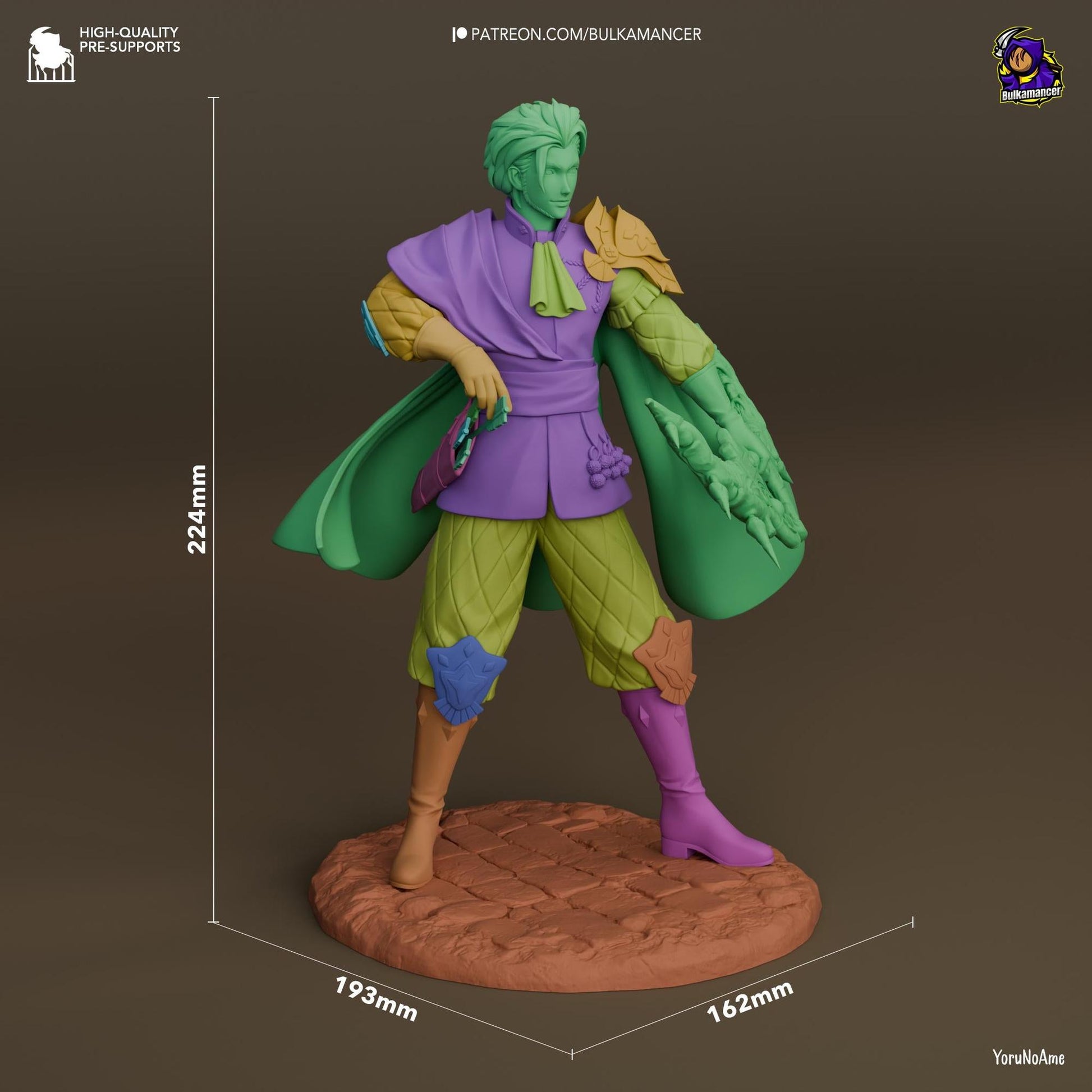 Master Tactician | Resin Garage Kit Sculpture Anime Video Game Fan Art Statue | Bulkamancer Sculpts