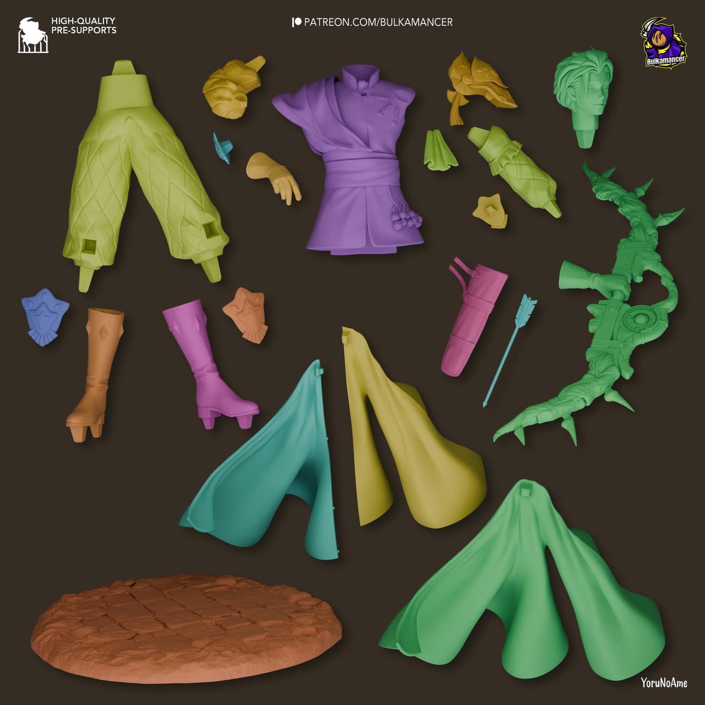 Master Tactician | Resin Garage Kit Sculpture Anime Video Game Fan Art Statue | Bulkamancer Sculpts