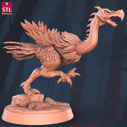 Acrisbird Monster | Tabletop Scale | D&D TTRPG Miniature | STL Miniatures