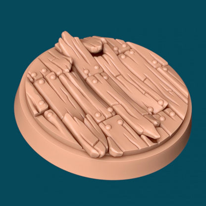 Impacted Bases | TTRPG Miniature Sculpted Base | Awkward Penguin's Minis