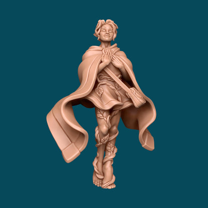 Phlox, a Blissful Elf | D&D TTRPG Miniature | Awkward Penguin Minis