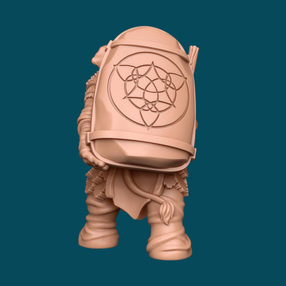 Seran, a Loxodon Druid | D&D TTRPG Miniature | Awkward Penguin Minis