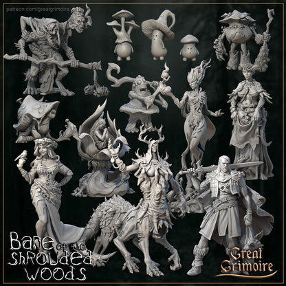 Bane of the Shrouded Woods, Forest, Fairytale, Fantasy, Monster | Tabletop Gaming Miniatures Collection | Great Grimoire