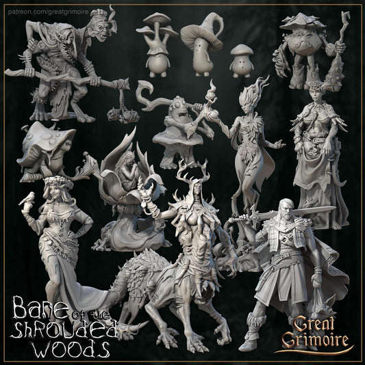 Bane of the Shrouded Woods, Forest, Fairytale, Fantasy, Monster | Tabletop Gaming Miniatures Collection | Great Grimoire