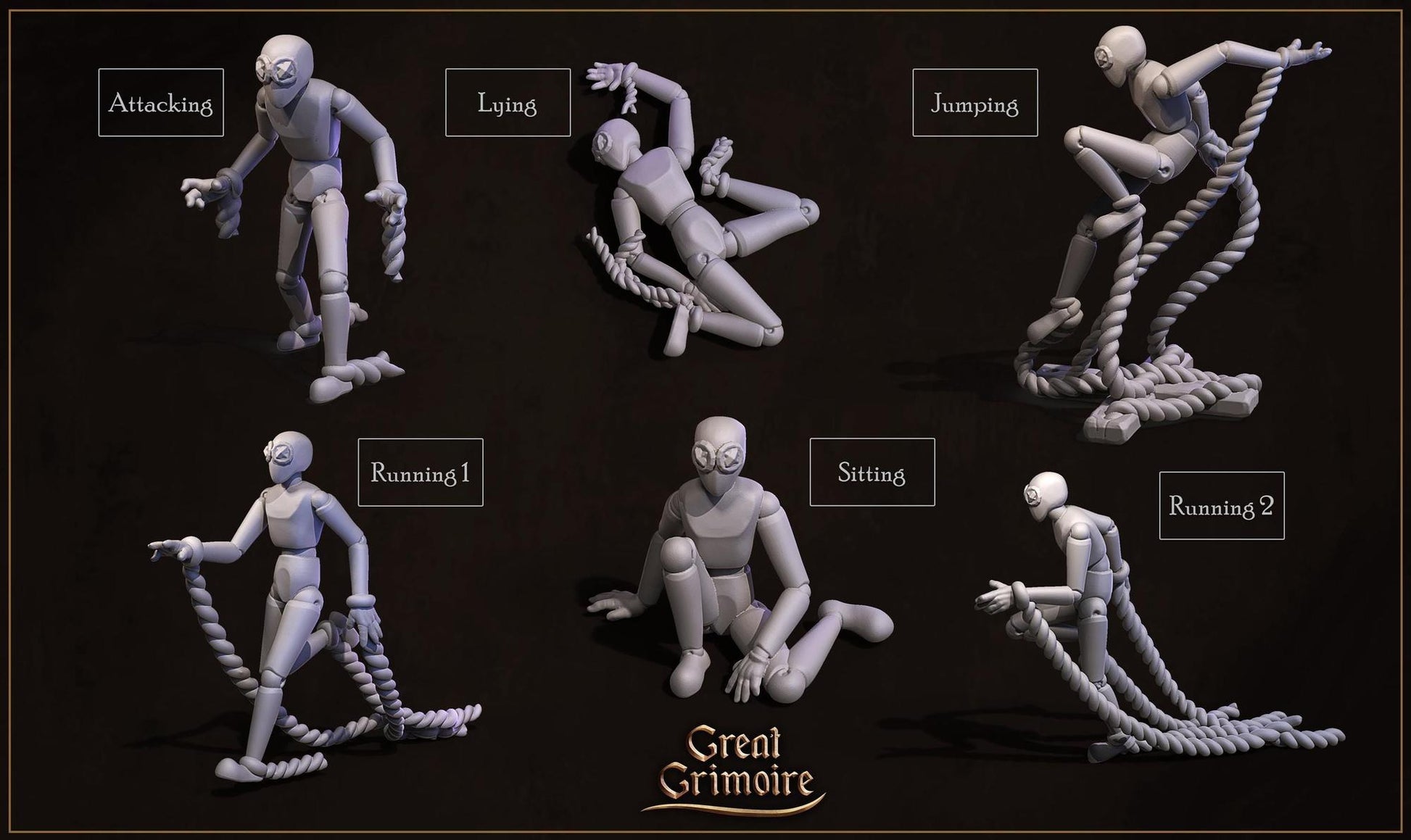 Behind the Crimson Curtain, Twisted Pinocchio, Theater, Monsters | Tabletop Gaming Miniatures and Display Collection | Great Grimoire