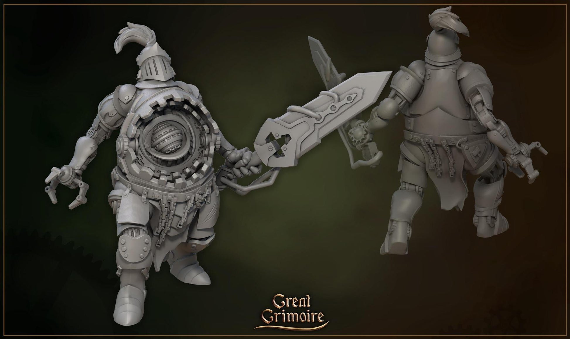 Beneath the Splintered City, Mechanical, Supernatural, Technology, Cosmos | Tabletop Gaming Miniatures Collection | Great Grimoire