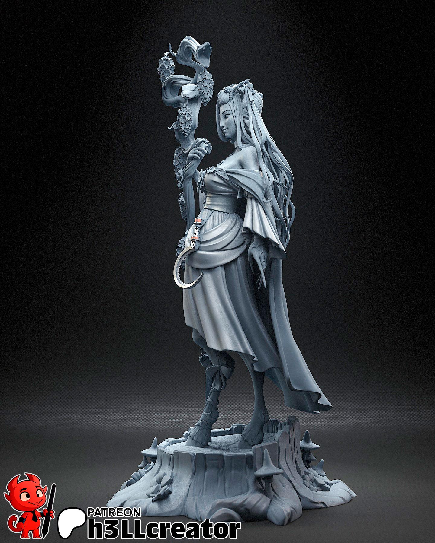 1:12 Bloom in the Feywild | Resin Garage Kit Figure Game D&D Fan Art | h3LL creator