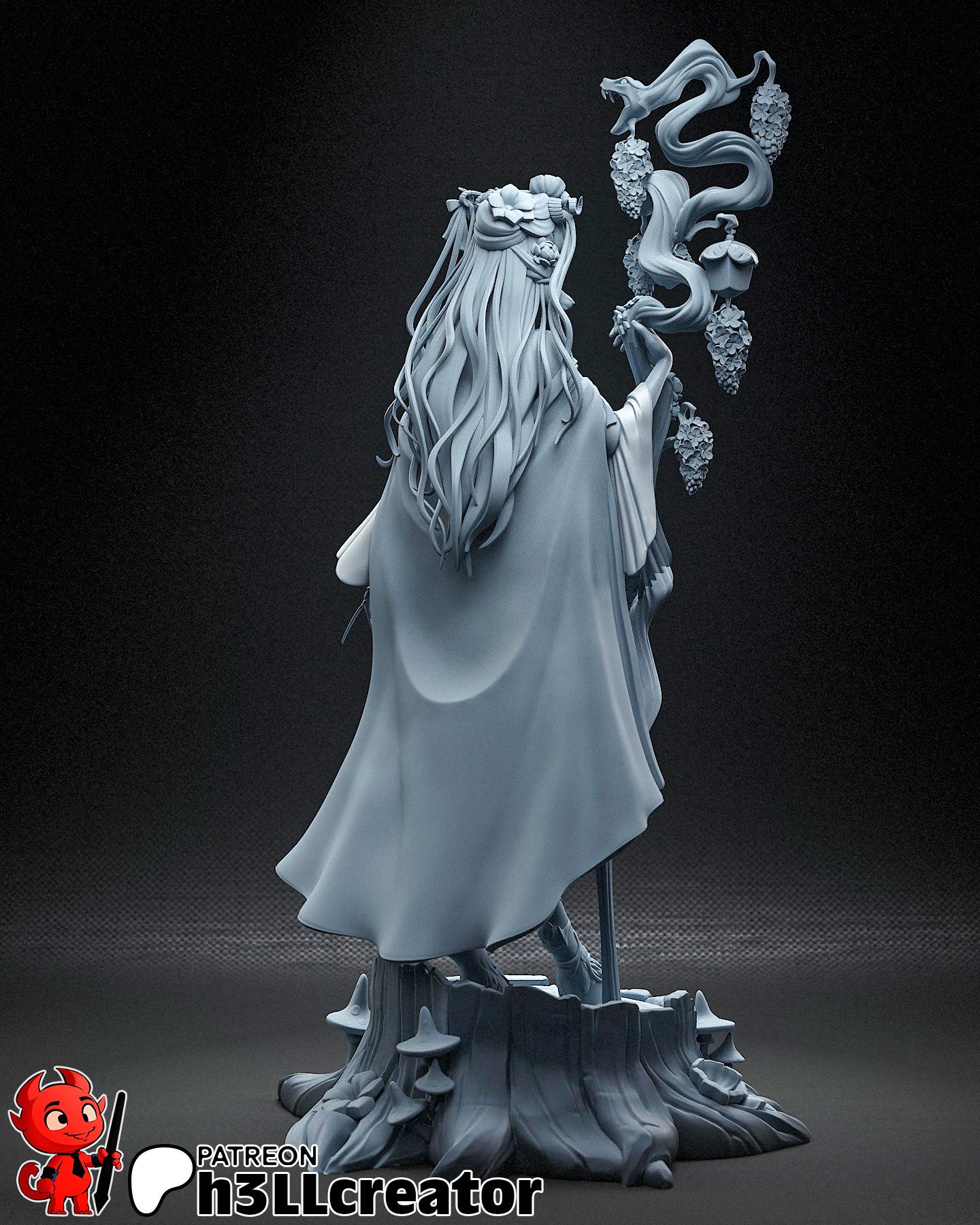 1:12 Bloom in the Feywild | Resin Garage Kit Figure Game D&D Fan Art | h3LL creator