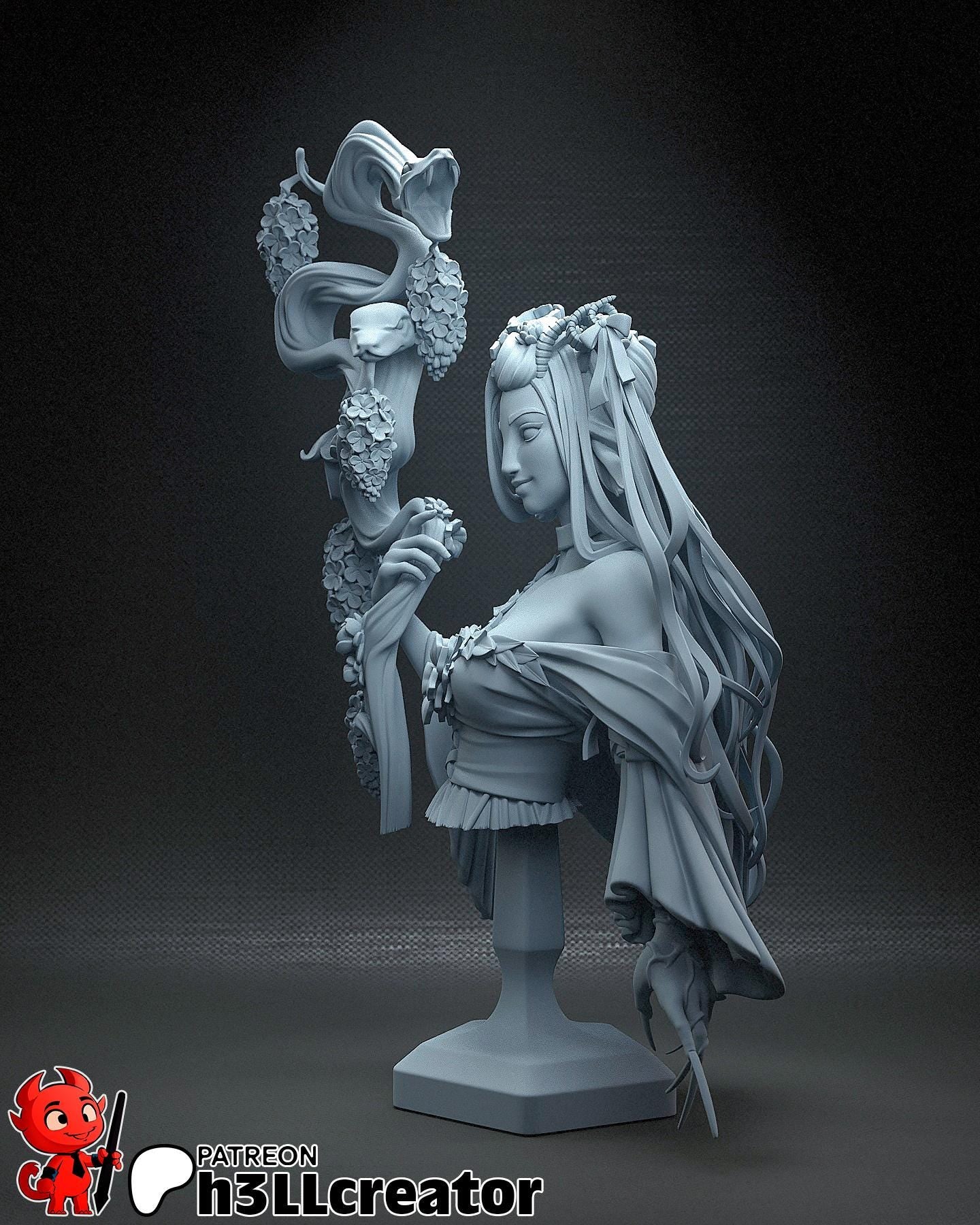 1:12 Bloom in the Feywild | Resin Garage Kit Figure Game D&D Fan Art | h3LL creator