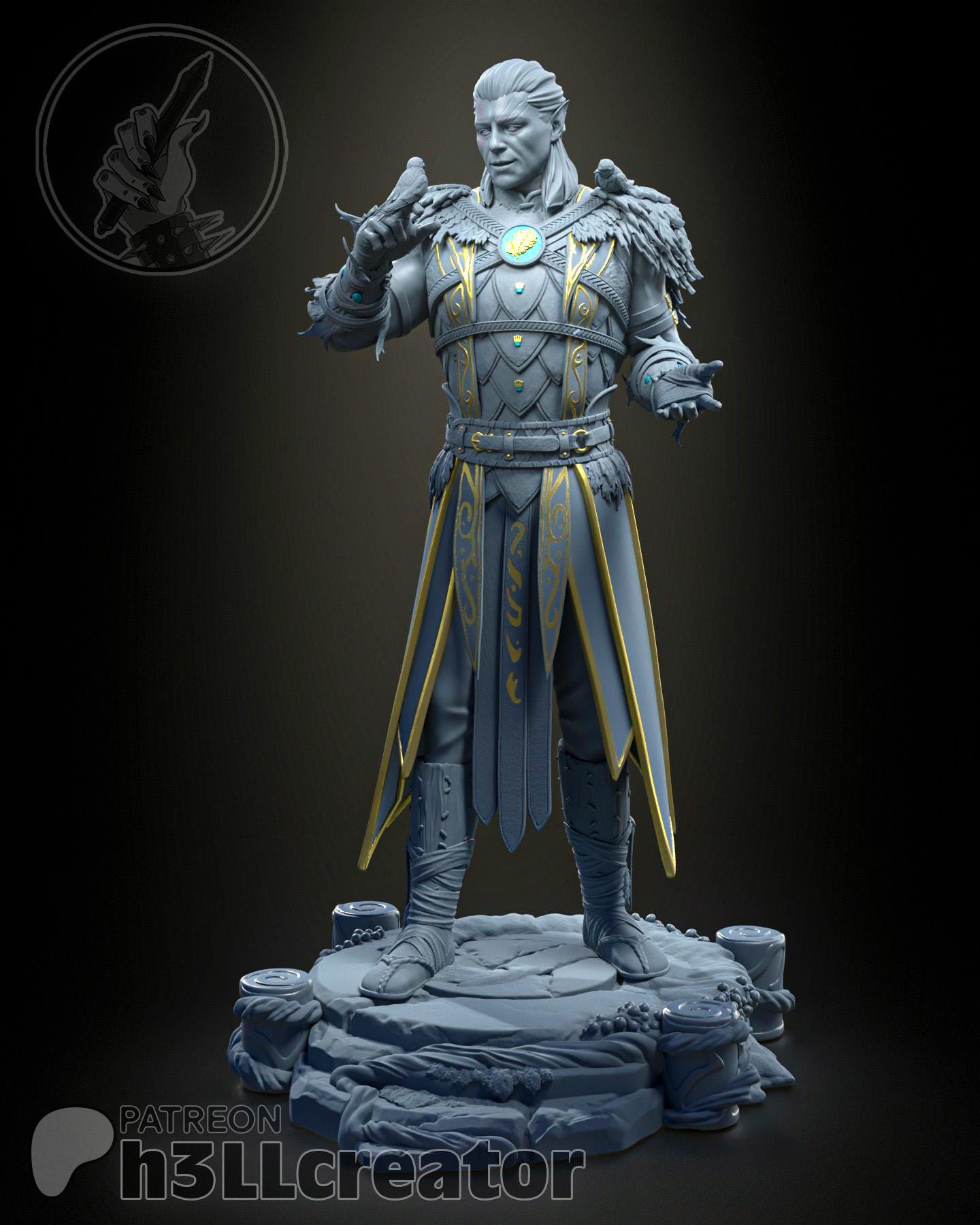 1:12 Protector of the Grove | Resin Garage Kit Figure Game D&D Fan Art | h3LL creator