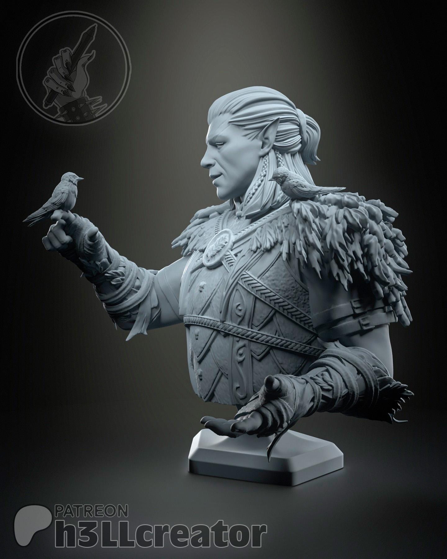 1:12 Protector of the Grove | Resin Garage Kit Figure Game D&D Fan Art | h3LL creator