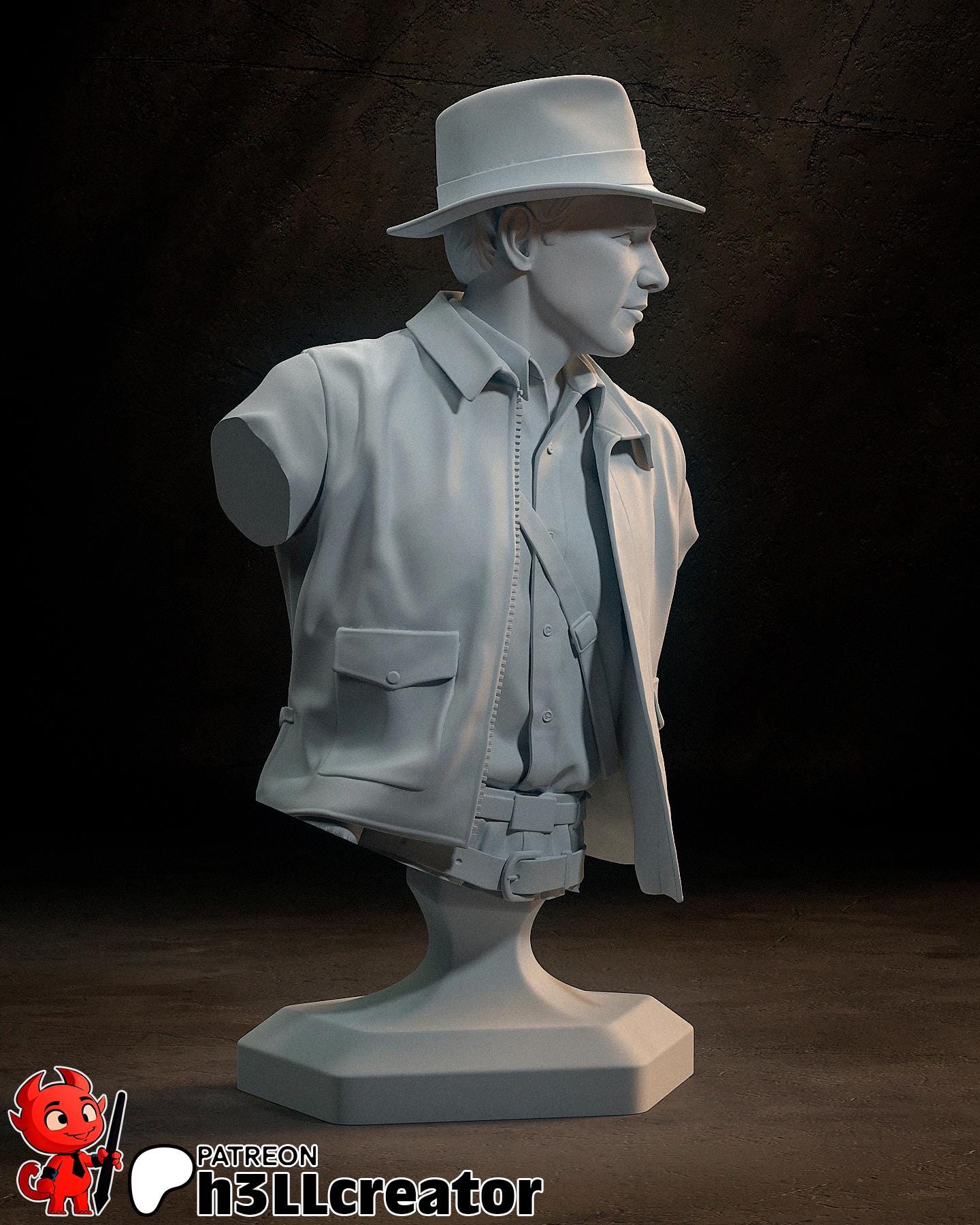 1:12 Seeker of Lost Relics | Resin Garage Kit Figure Movie Fan Art | h3LL creator