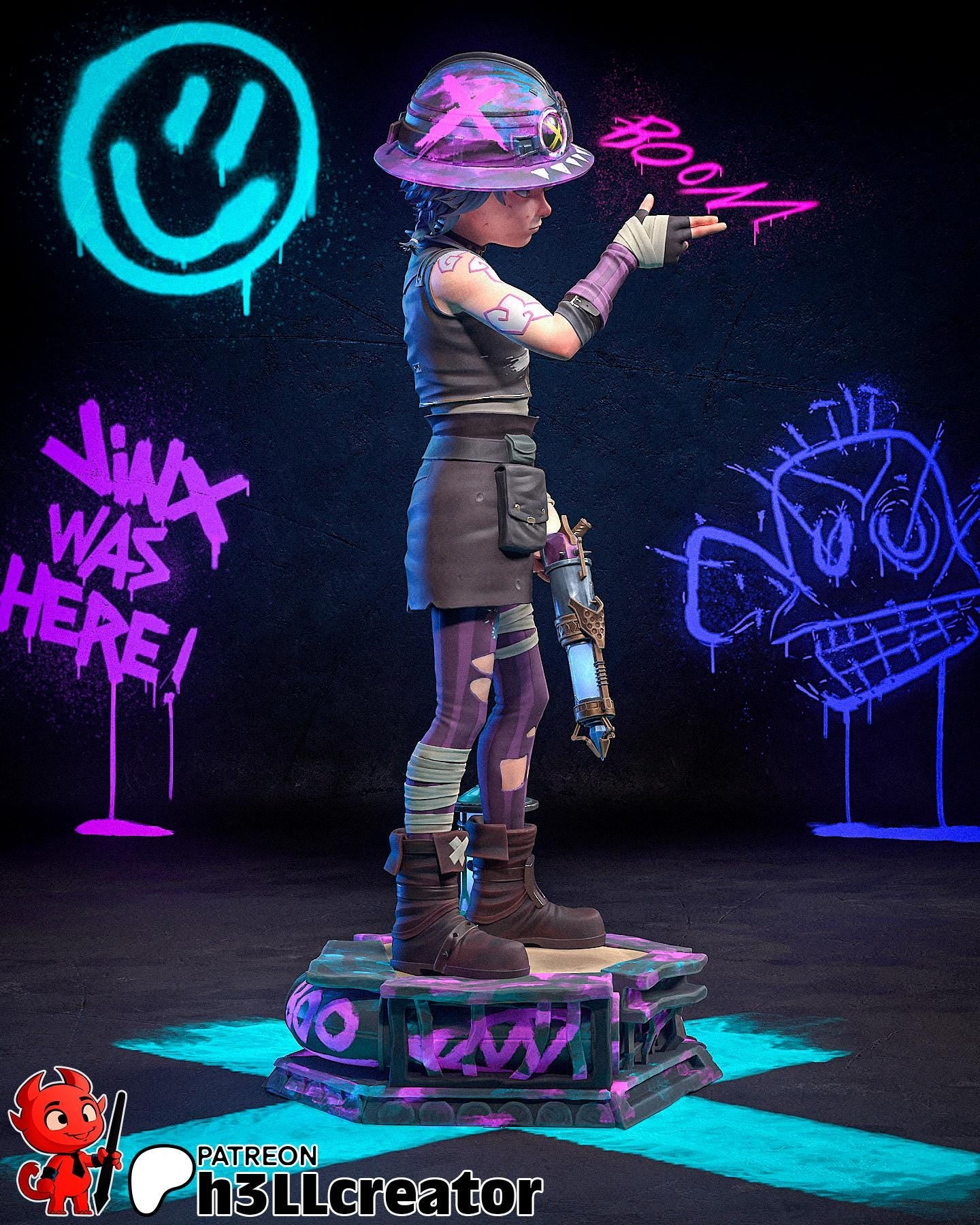 1:12 Spark of Hope | Resin Garage Kit Figure Show Fan Art | h3LL creator