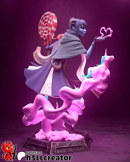 1:12 Blessing of Mischief | Resin Garage Kit Figure Game D&D Fan Art | h3LL creator