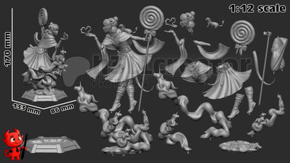 1:12 Blessing of Mischief | Resin Garage Kit Figure Game D&D Fan Art | h3LL creator