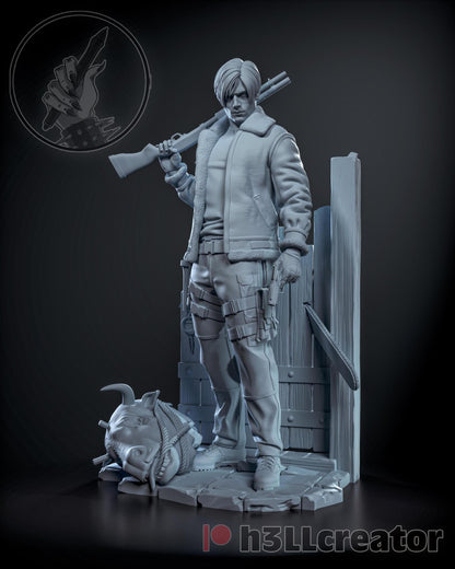 1:12 Rookie Turned Savior | Resin Garage Kit Figure Game Fan Art | h3LL creator