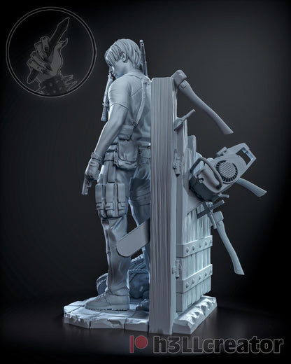 1:12 Rookie Turned Savior | Resin Garage Kit Figure Game Fan Art | h3LL creator
