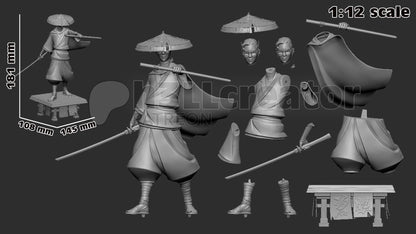 1:12 Blade of Vengeance | Resin Garage Kit Figure Show Fan Art | h3LL creator