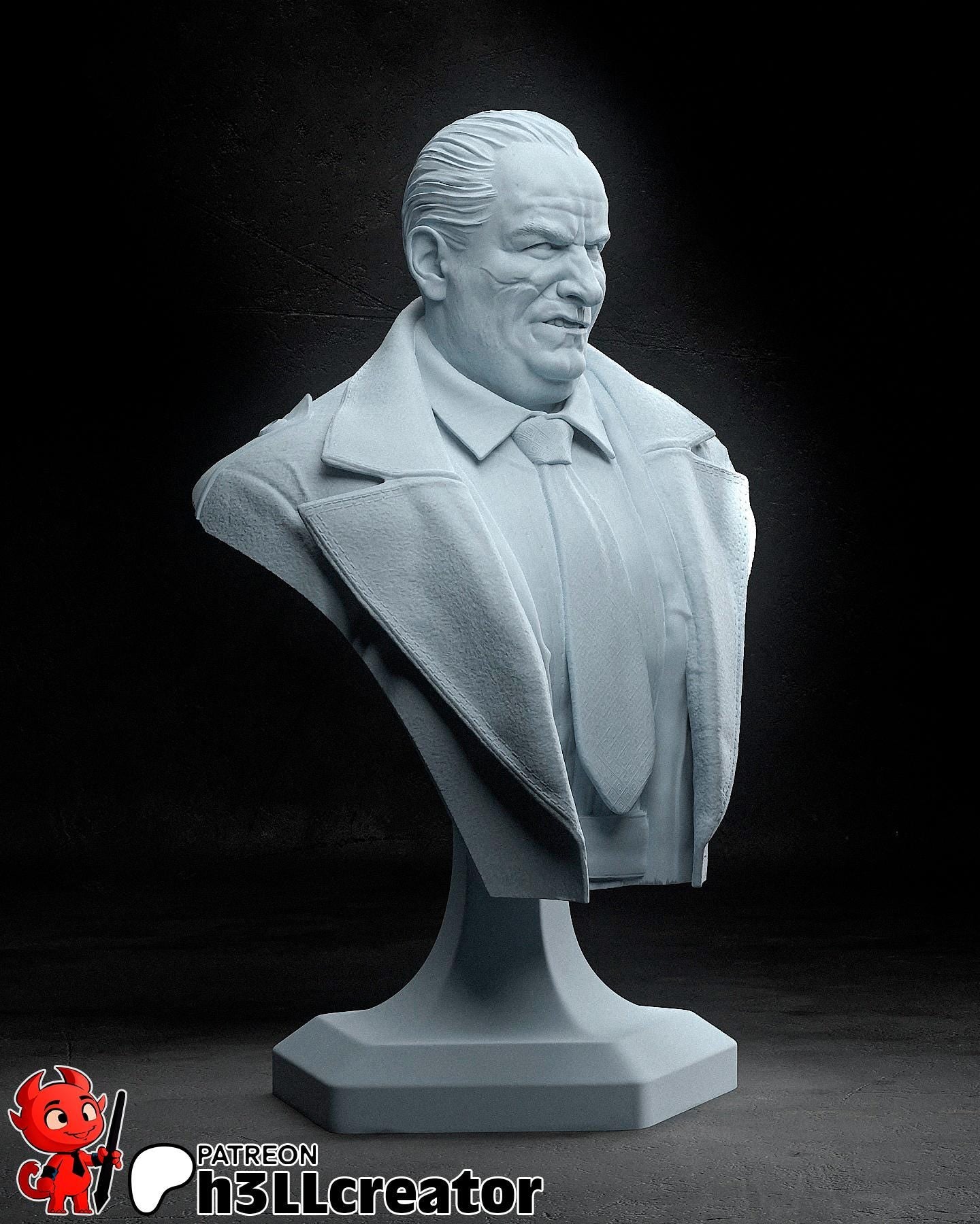 1:12 Bird Among the Wolves | Resin Garage Kit Figure Comic Fan Art | h3LL creator