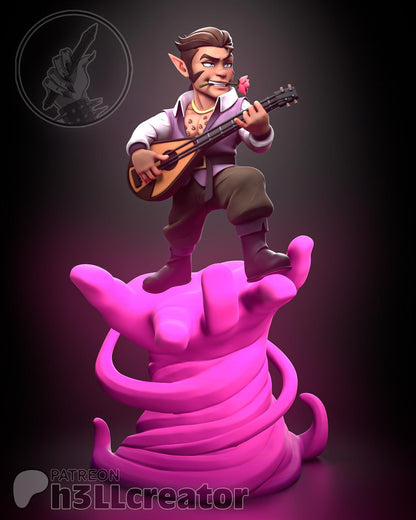 1:12 Song for the Bold | Resin Garage Kit Figure Game D&D Show Fan Art | h3LL creator