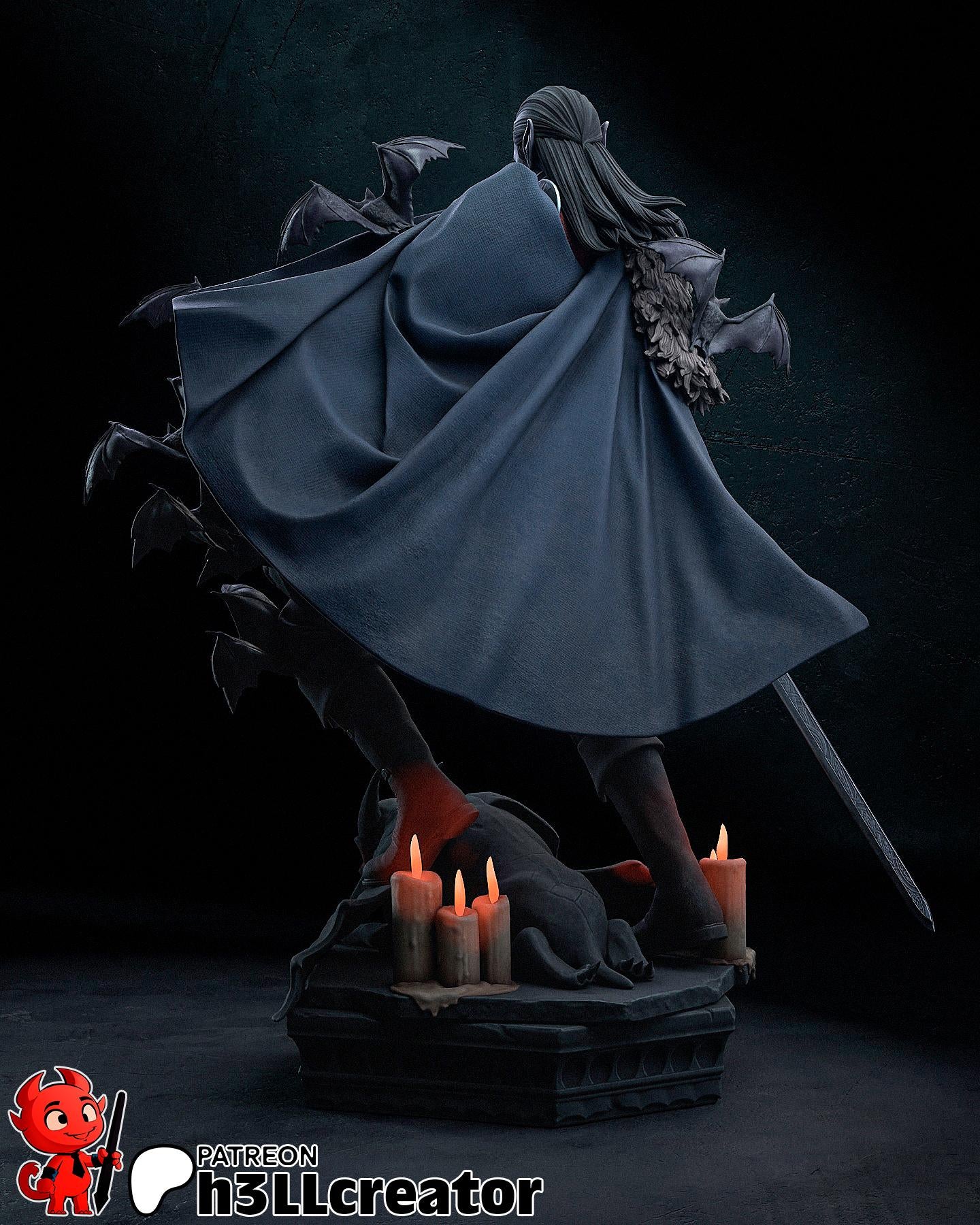 1:12 Master of Dread | Strahd von Zarovich | Resin Garage Kit Figure Game D&D Fan Art | h3LL creator