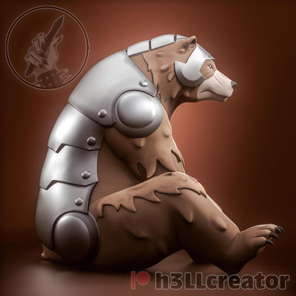 1:12 Companion of Courage | Resin Garage Kit Figure Game Fan Art | h3LL creator