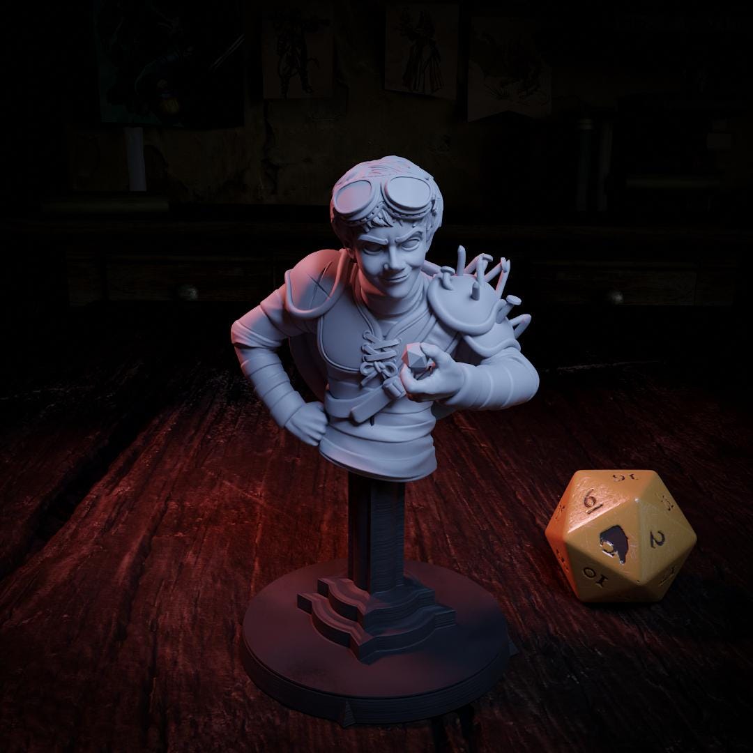 Jimmy Brooks, 80s Boy with a Baseball Bat | Tabletop, Display Scale, Bust | TTRPG D&D Miniature | Cripta Studios