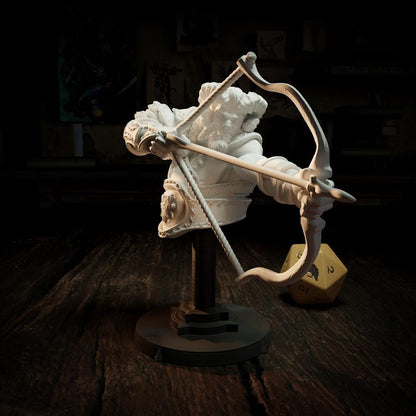 FarGale, Centaur Ranger | Tabletop, Display Scale, Bust | TTRPG D&D Miniature | Cripta Studios