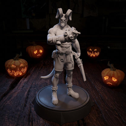 Redboy, Devil, Demon, Modern | Tabletop, Display Scale, Bust | TTRPG D&D Miniature | Cripta Studios