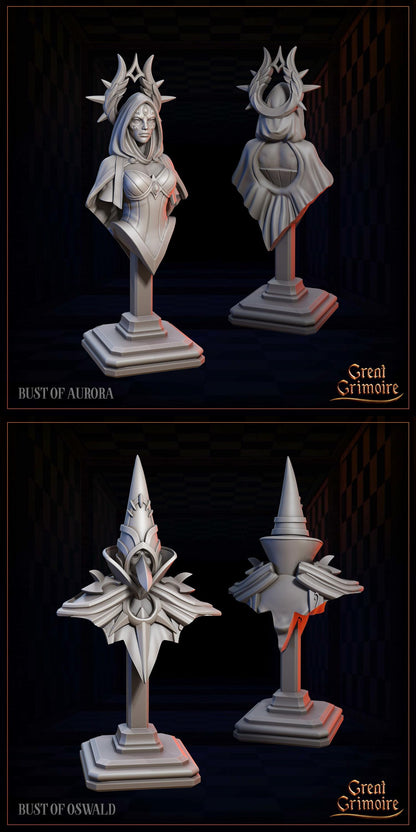 Celestial Gambit: Luminous Legion, Chess Pieces, Angel, Heaven | Tabletop Gaming 3D Print Miniatures and Display Collection | Great Grimoire