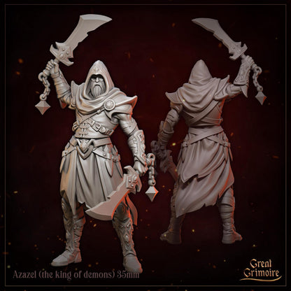 Chained by Shadow, Tieflings, Devil, Hell, Demon | Tabletop Gaming 3D Print Miniature or Bust Collection | Great Grimoire