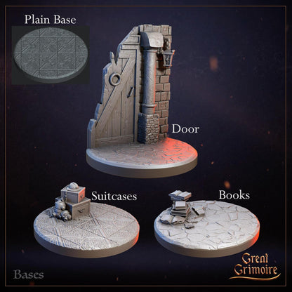 City 451, Fahrenheit, Fire, Flames, Apocalypse, Crowswatch, Inkspired | Tabletop Gaming 3D Print Miniature Collection | Great Grimoire