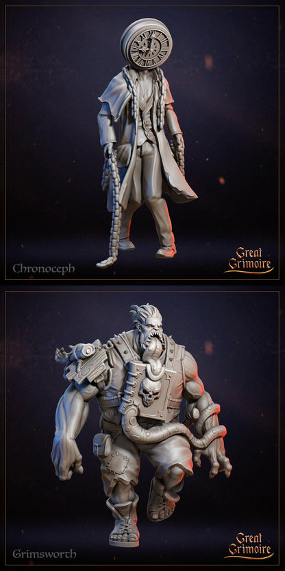 City 451, Fahrenheit, Fire, Flames, Apocalypse, Crowswatch, Inkspired | Tabletop Gaming 3D Print Miniature Collection | Great Grimoire