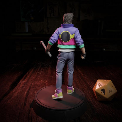 Kyle McFly, 1980s Cool Guy | Tabletop or Display Scale | TTRPG D&D Miniature | Cripta Studios