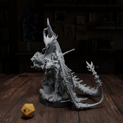 Gorath Beast, Horror Enemy | Tabletop or Display Scale | TTRPG D&D Miniature | Cripta Studios