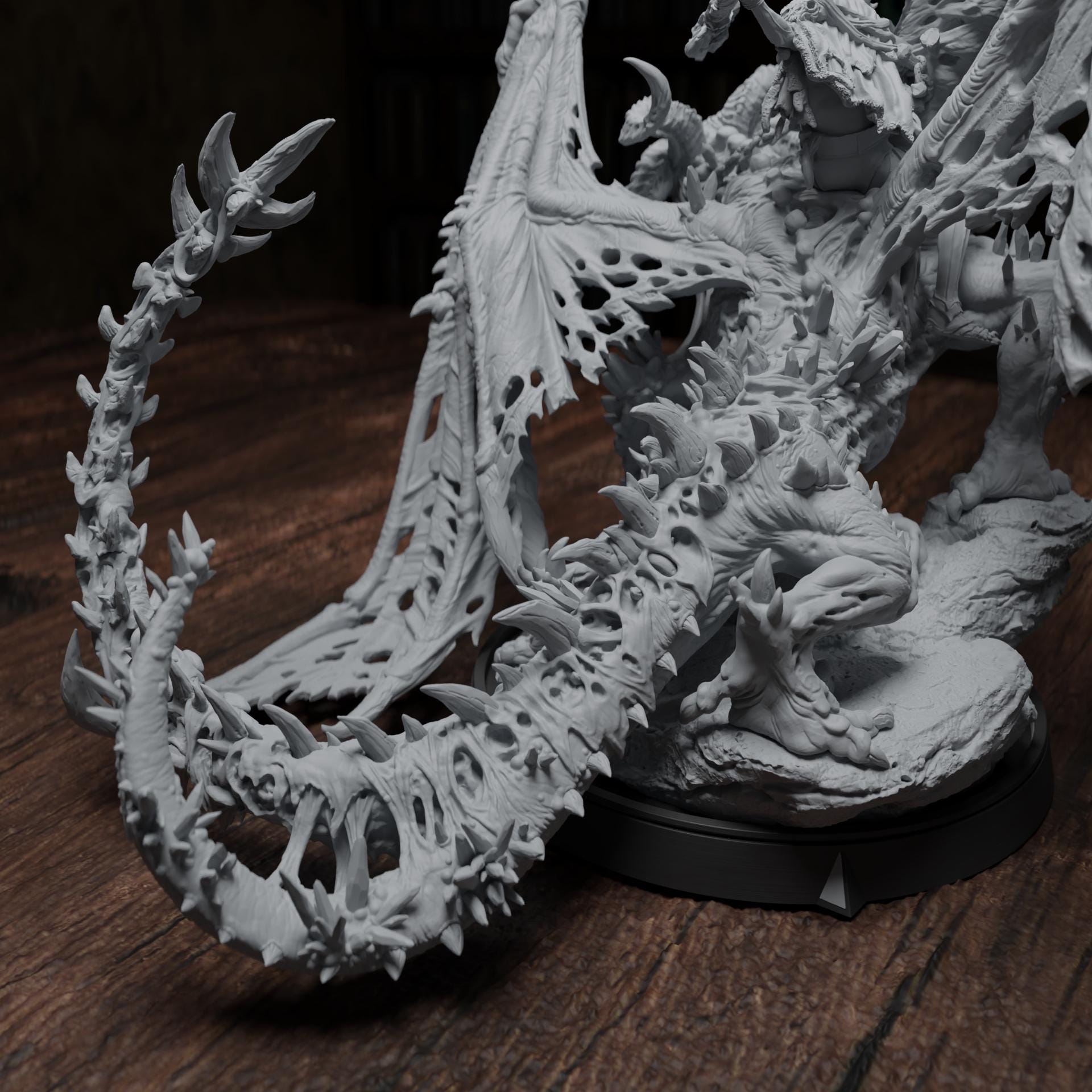 Gorath Beast, Horror Enemy | Tabletop or Display Scale | TTRPG D&D Miniature | Cripta Studios