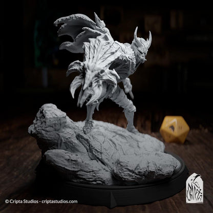Lohkbach The Conjurer | Tabletop or Display Scale | TTRPG D&D Miniature | Cripta Studios