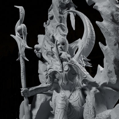 The Abandoned King, Fay Lord | Tabletop or Display Scale | TTRPG D&D Miniature | Cripta Studios