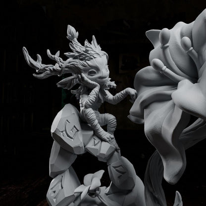 Guardians of the Tall Grass, Fey Creatures | Tabletop or Display Scale | TTRPG D&D Miniature | Cripta Studios