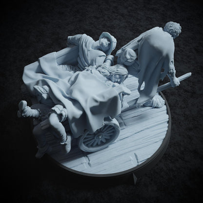 Grave John, Grave Digger Crypt Keeper | Tabletop or Display Scale | TTRPG D&D Miniature | Cripta Studios