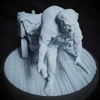 Grave John, Grave Digger Crypt Keeper | Tabletop or Display Scale | TTRPG D&D Miniature | Cripta Studios