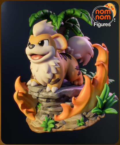 Fiery Pupper | Resin Garage Kit Figure Anime Game Fan Art | Nomnom Figures