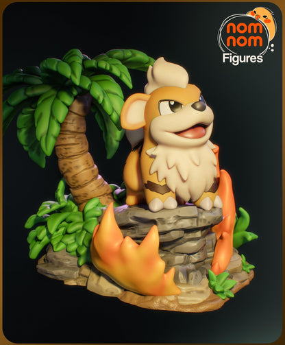 Fiery Pupper | Resin Garage Kit Figure Anime Game Fan Art | Nomnom Figures